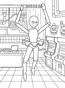 coloriage FNAF a colorier en ligne