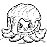 coloriage Kawaii Sushi update d