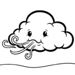 coloriage Nuage updated et dessin a imprimer