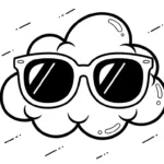 coloriage Nuage updated à imprimer pour enfant de 10 ans