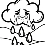 coloriage Nuage updated pour enfant a imprimer gratuit