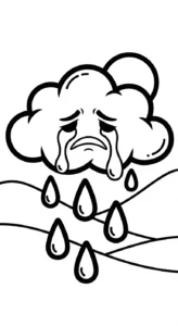 coloriage Nuage updated pour enfant a imprimer gratuit
