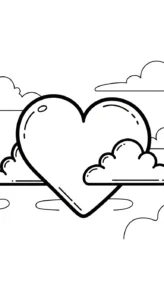 coloriage Nuage updated à imprimer pour enfant de 7 ans