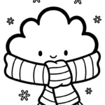 imprimer coloriage Nuage updated pour enfant