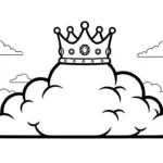 image pour coloriage Nuage updated enfant