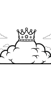 image pour coloriage Nuage updated enfant