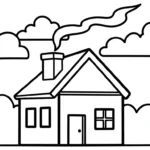 coloriage Nuage updated à imprimer pour enfant de 6 ans