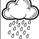 coloriage Nuage updated à imprimer pour enfant de 3 ans