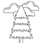 coloriage Nuage updated à imprimer pour enfant de 2 ans